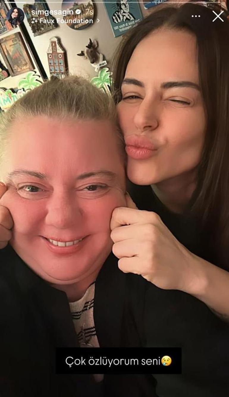 Simge Sağından yürek yakan paylaşım Çok özlüyorum seni