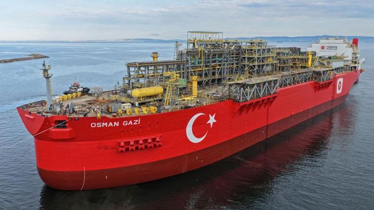 İstanbul Boğazında tarihi an Erdoğan, Osman Gaziyi Karadenize uğurladı