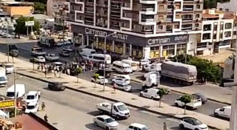 İzmirde dehşet anları Otomobile pompalı tüfekle saldırdılar: 3 ölü var
