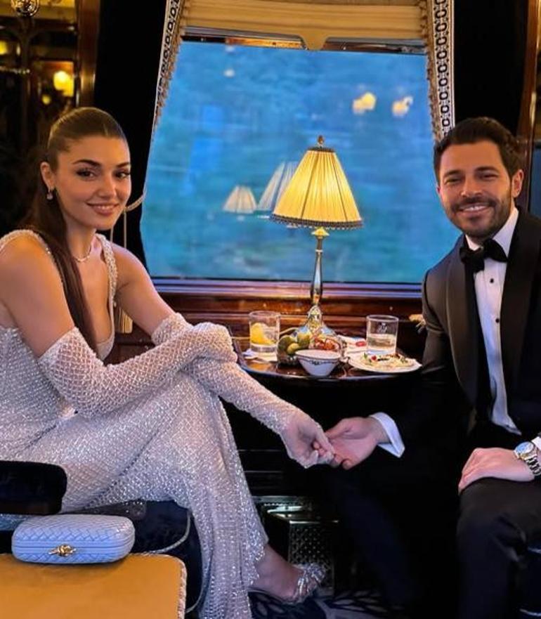 Fotoğraflar olay olmuştu Hande Erçel ve Hakan Sabancı tren yolculuğunun maliyeti dudak uçuklattı