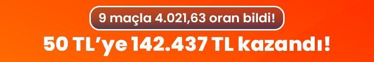 9 maçla 4.021,63 oran bildi 50 TL’ye 142.437 TL kazandı