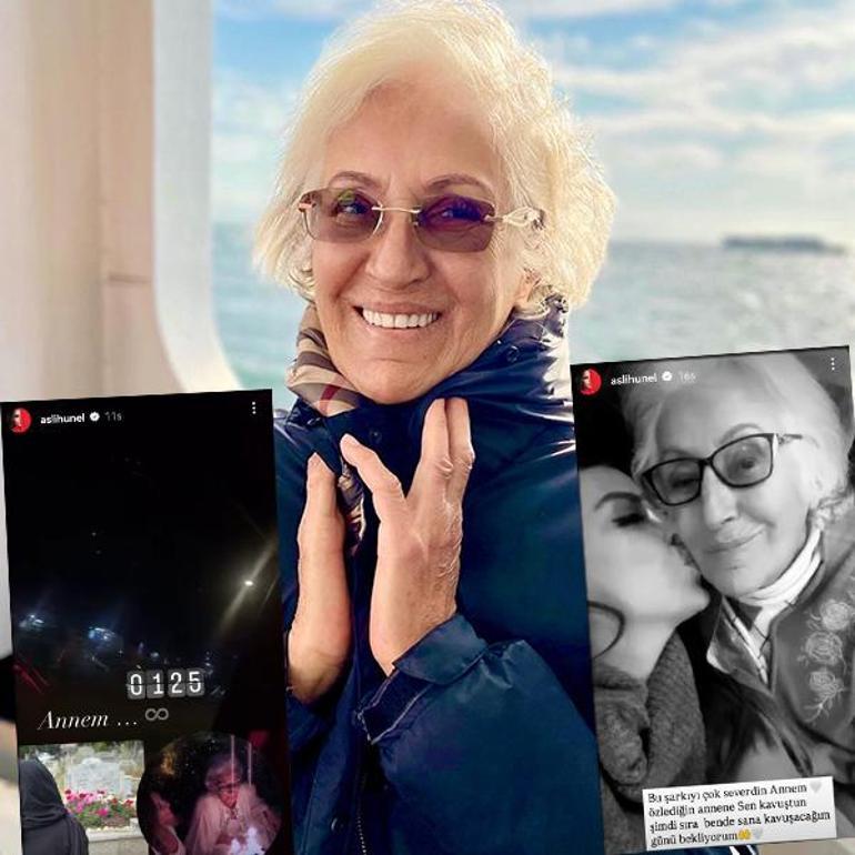 Aslı Hünelin anne hasreti dinmiyor Sana kavuşacağım günü bekliyorum