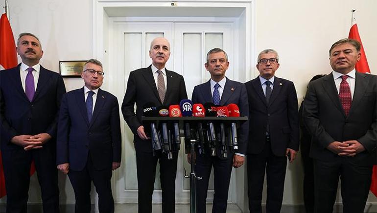 CHP Genel Başkanı Özel ile görüşen TBMM Başkanı Kurtulmuştan açıklama