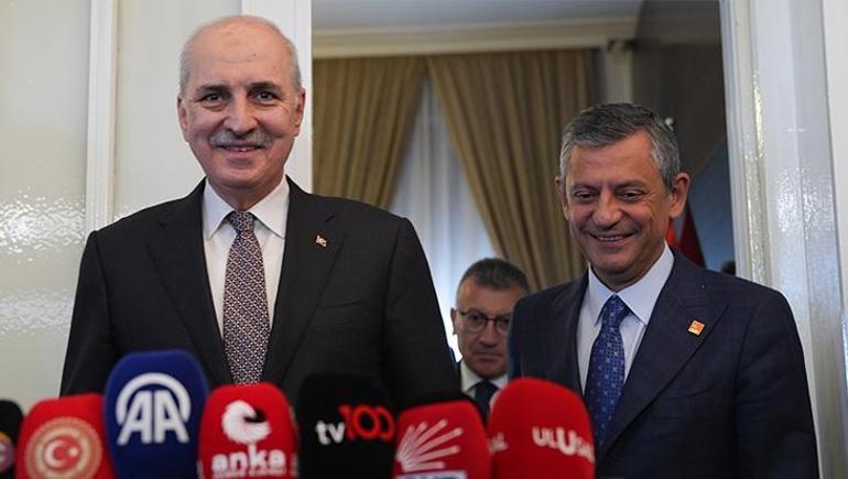 CHP Genel Başkanı Özel ile görüşen TBMM Başkanı Kurtulmuştan açıklama