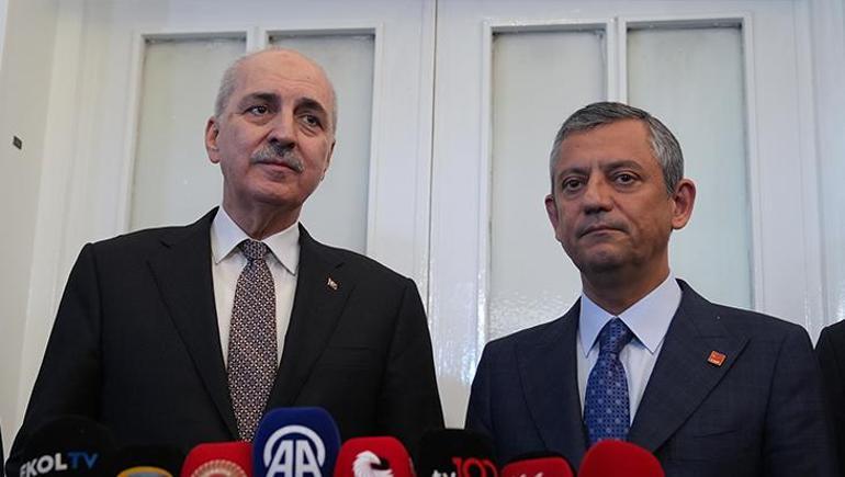CHP Genel Başkanı Özel ile görüşen TBMM Başkanı Kurtulmuştan açıklama