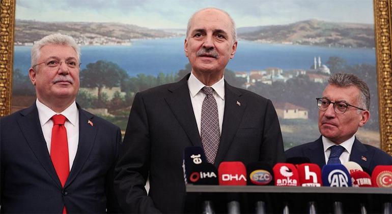 TBMM Başkanı Kurtulmuş, AK Parti Grup Başkanı Güleri ziyaret etti