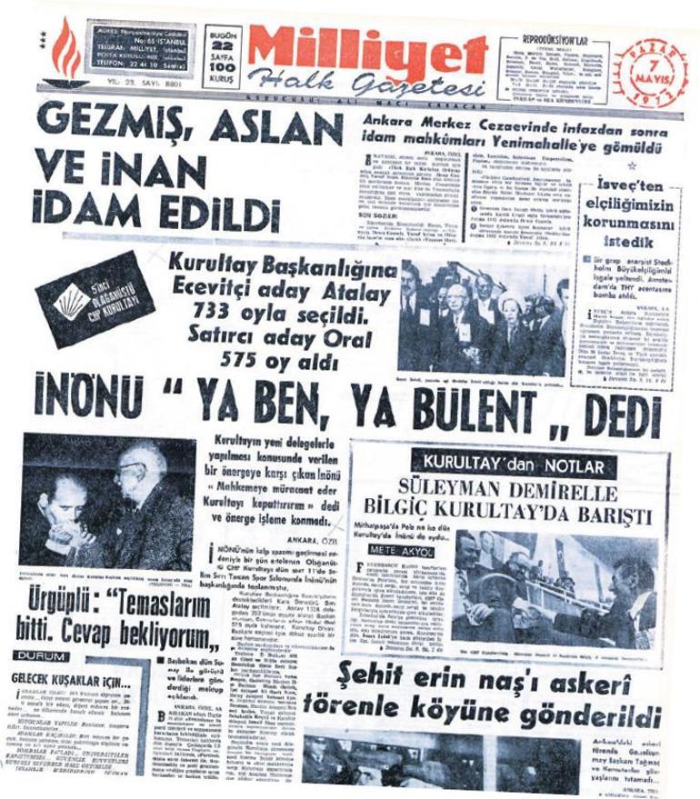 Gezmiş, Aslan ve İnan idam edildi