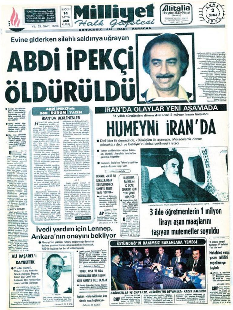 Türk basınının kara günü 1 Şubat 1979