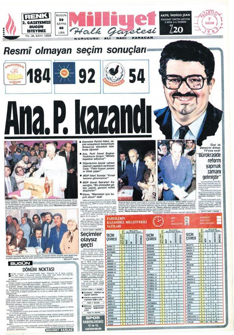 ANAP’ın sahneye çıkışı