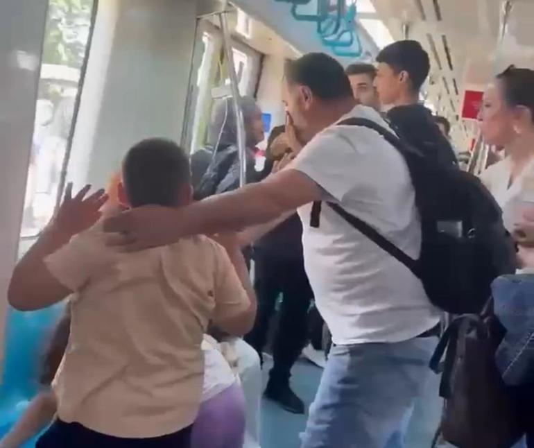 Marmarayda korkunç olay İki çocuğunun yanında darp edildi
