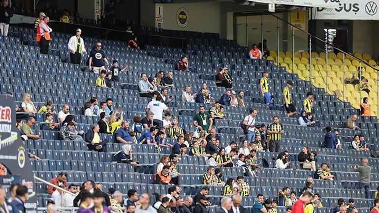 Fenerbahçede İsmail Kartal krizi Güvenlik pankarta müdahale etti