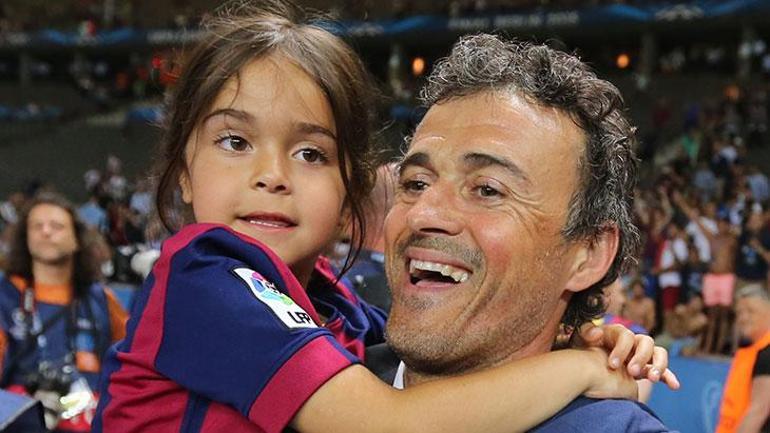 Luis Enrique vefat eden kızına verdiği sözü tuttu Şampiyonlar Ligi finaline damga vurdu