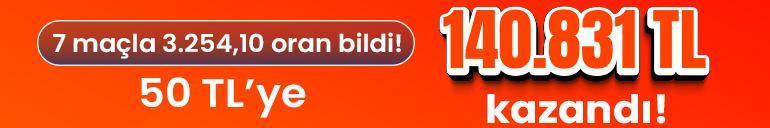 7 maçla 3.254,10 oran bildi 50 TL’ye 140.831 TL kazandı