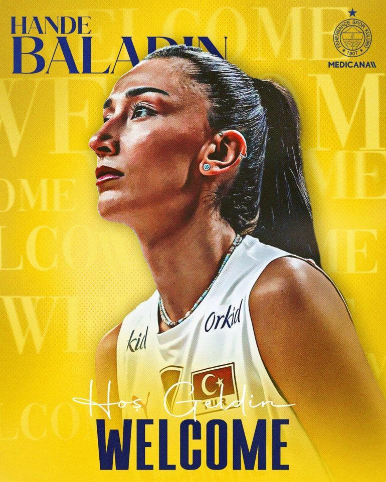 Voleybolda yılın transferi Hande Baladın resmen açıklandı Ezeli rakiplere gönderme