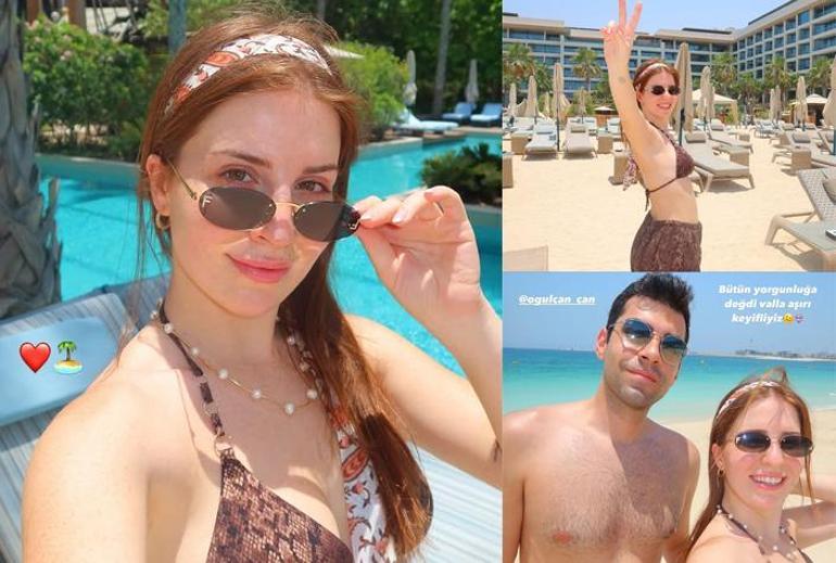 Zeynep Özkaya - Oğulcan Can çifti balayında Instagramdan paylaştı