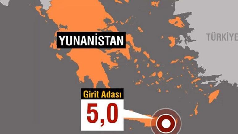 Son dakika... Ege Denizinde 5 büyüklüğünde deprem