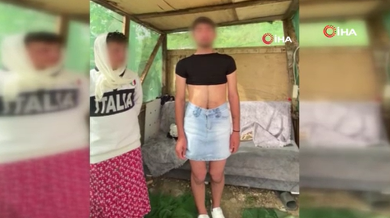 Hırsızları yakaladı Kadın kıyafeti giydirip video çekti