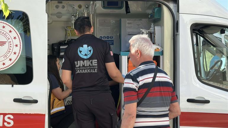 Çanakkale’de site yangını: 10 kişi hastaneye kaldırıldı