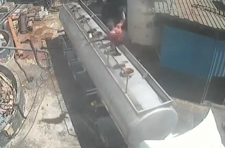 Sigarayla tanker kapağını açtı Sonrası korkunç