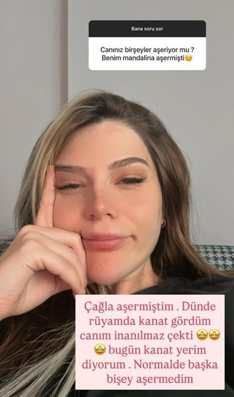 Karnı burnunda, anne olmak için gün sayıyor İlayda Şeker aşerdiği yiyecekleri açıkladı