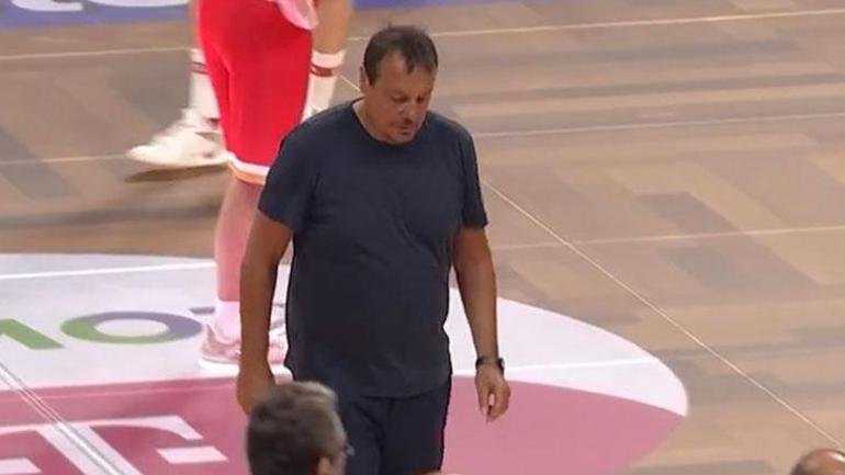 Ergin Ataman diskalifiye edildi Yunan derbisinde yine olay