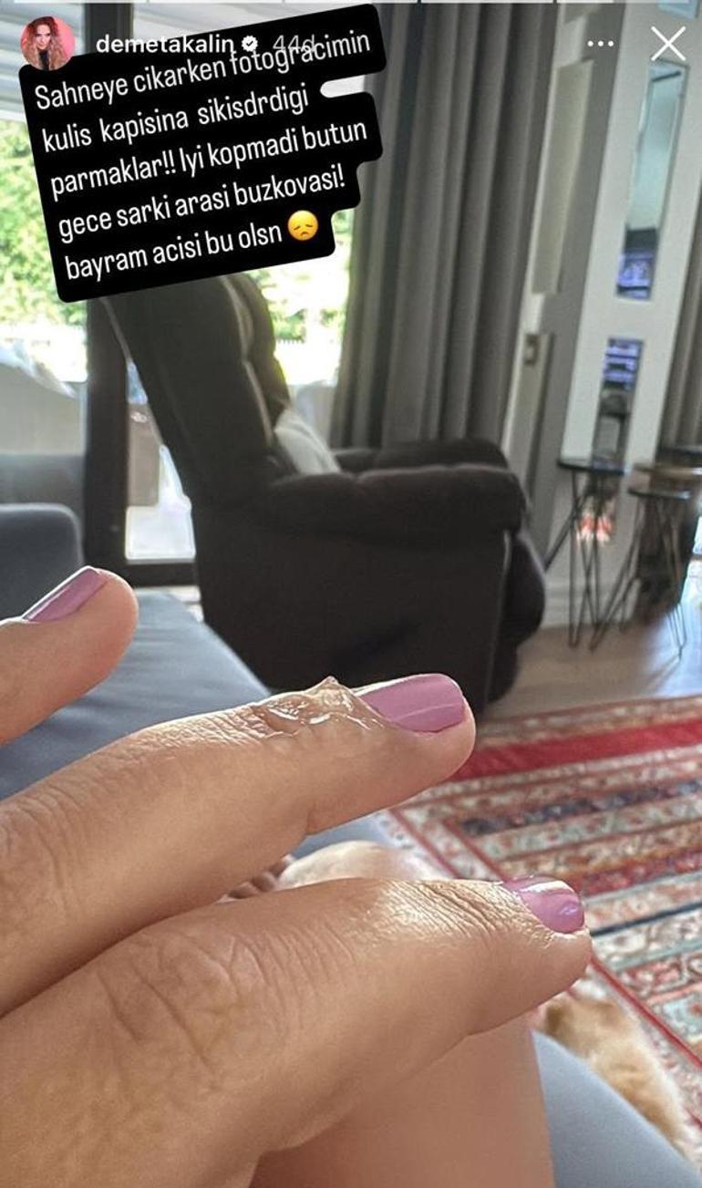 Demet Akalının talihsiz anı Bayram acısı bu olsun