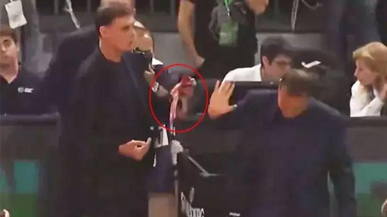 Ergin Ataman, Olympiakos genel menajerine ateş püskürdü Seni bir daha uyarmayacağım