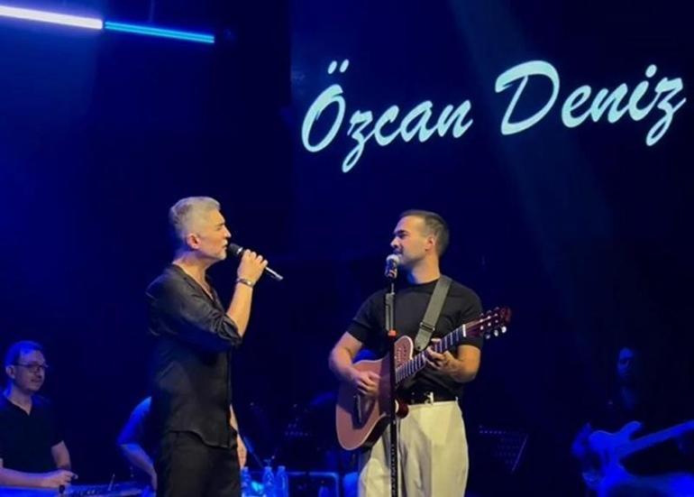 Özcan Deniz sahneye davet etti, sürpriz isimle şarkı söyledi Yeni imajı dikkat çekti