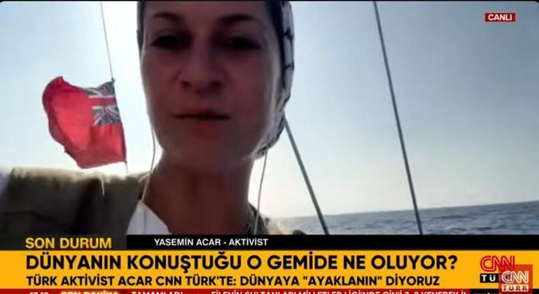 Dünya anbean bu gemiyi takip ediyor İsrail tehdidi altında ilerliyor, Türk aktivistten açıklama