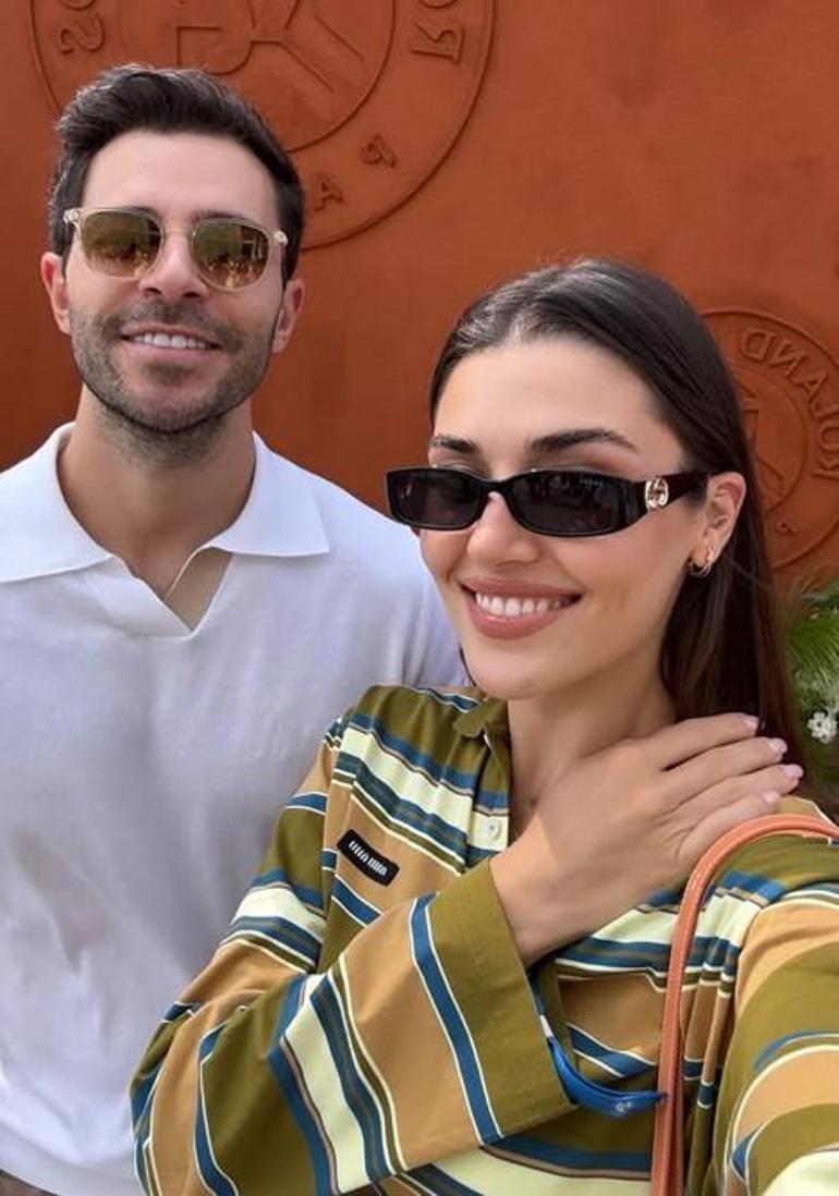 Hande Erçel ve sevgilisi Hakan Sabancı tarihe tanıklık etti