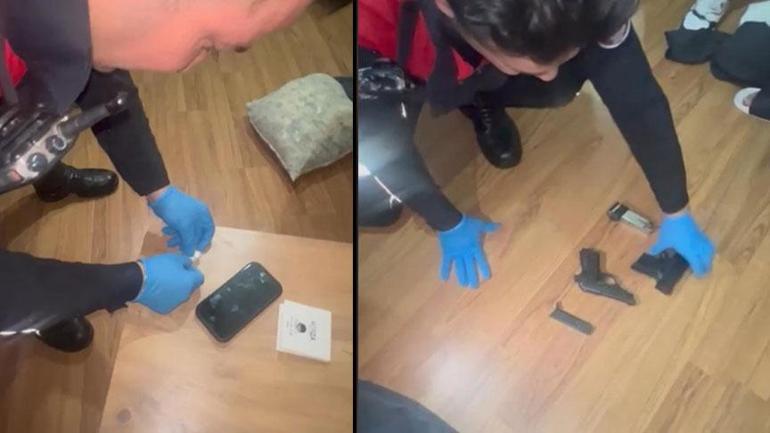 Koltuğun içinden kokain çıktı Evde silah var dedi 5 kişi tutuklandı