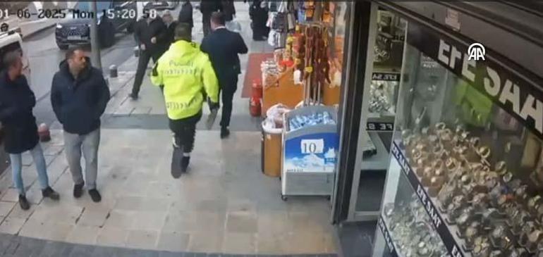Yakalanacağını anladı, polise silah doğrulttu Ölümüne takip kamerada