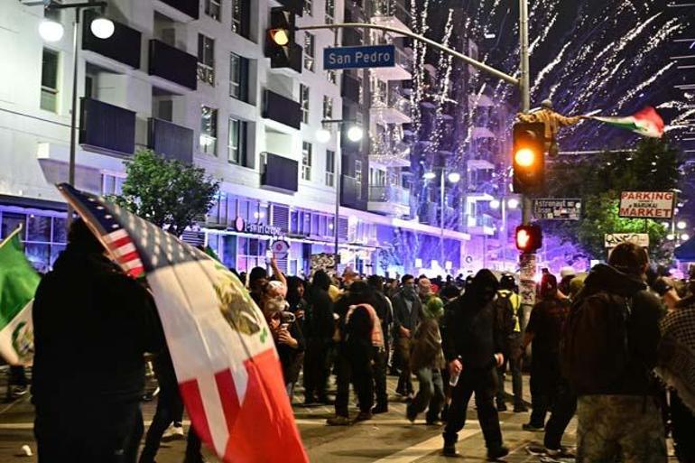 Son Dakika Los Angelesta sokağa çıkma yasağı: Gözaltılar başladı