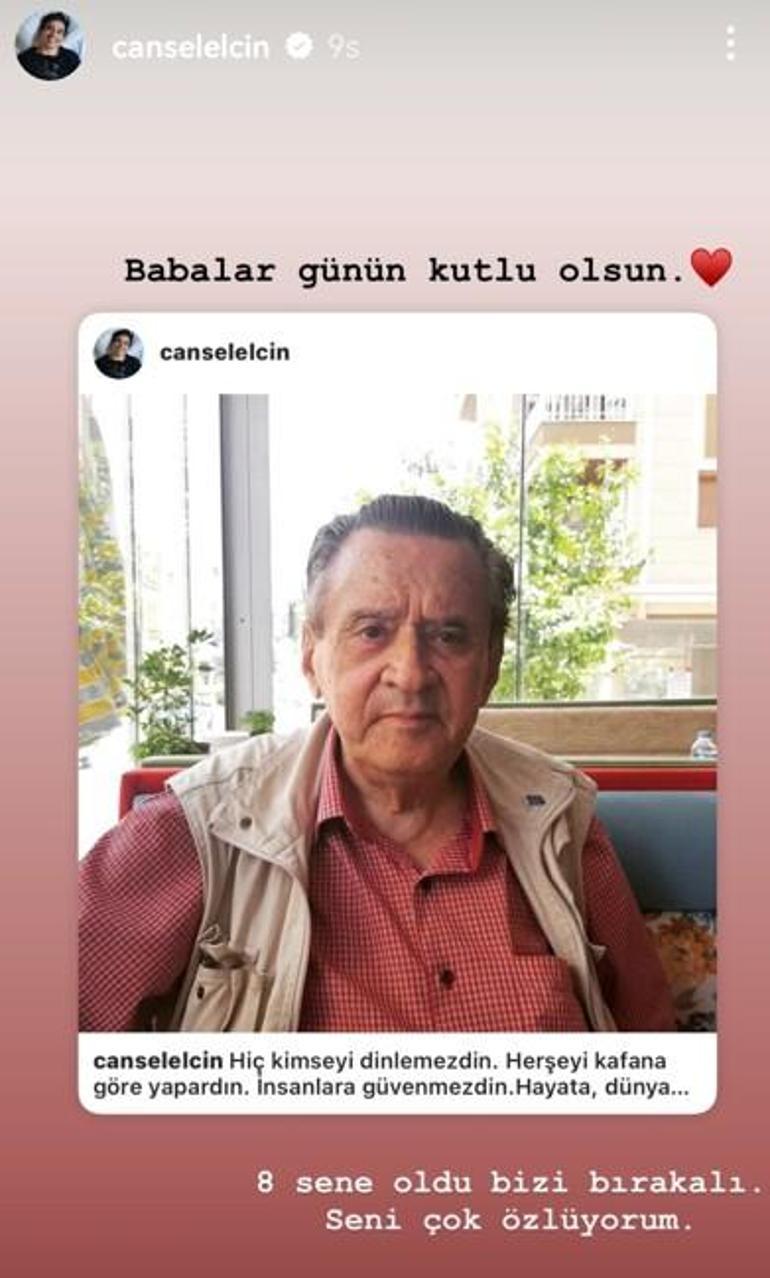 Baba hasreti dinmiyor Ünlü oyuncu duygulandırdı: 8 sene oldu bizi bırakalı