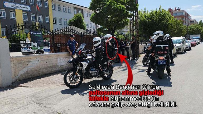 Yer: Konya Okulda silahlı saldırıya uğrayan öğretmen öldü
