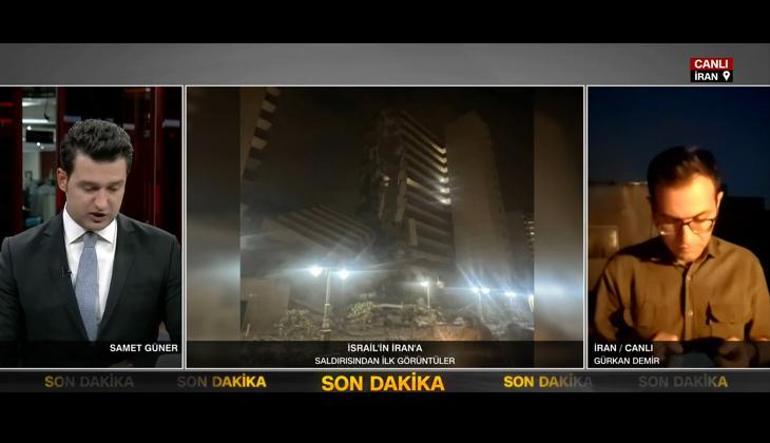 Son dakika İsrail, İranı vuruyor Tahranda şiddetli patlama sesleri