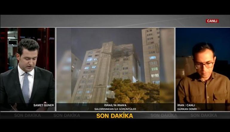 Son dakika İsrail, İranı vuruyor Tahranda şiddetli patlama sesleri