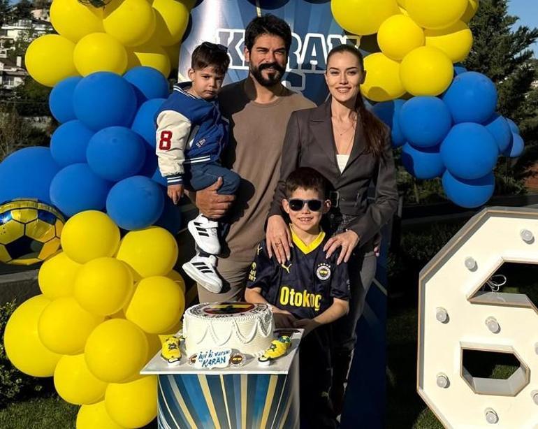 Londrada aile saadeti Burak Özçivit mutlu kareleri peş peşe paylaştı