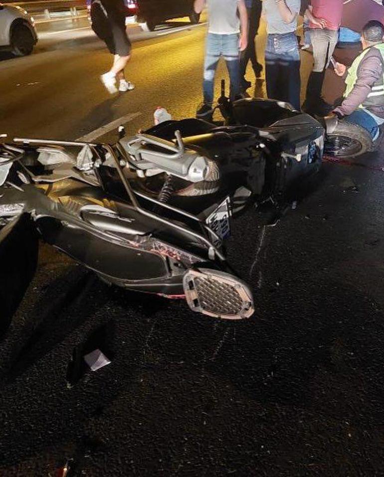 FSM Köprüsünde feci kaza: Benzini bitmiş araca çarpan motosiklet can aldı