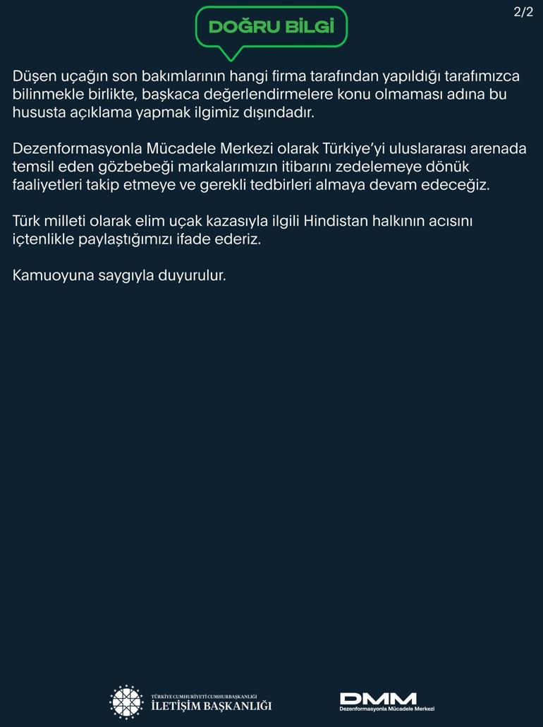 DMM’den yalanlama: Boeing 787-8’in bakımı Turkish Technic tarafından yapılmadı
