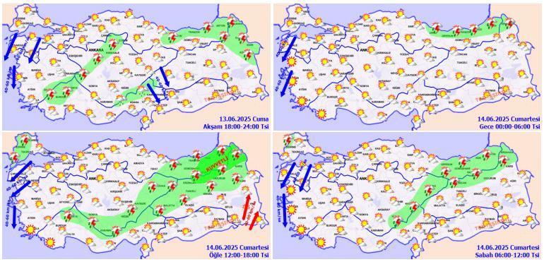 Meteoroloji uyarmıştı Dolu ve sağanak bir anda etkili oldu