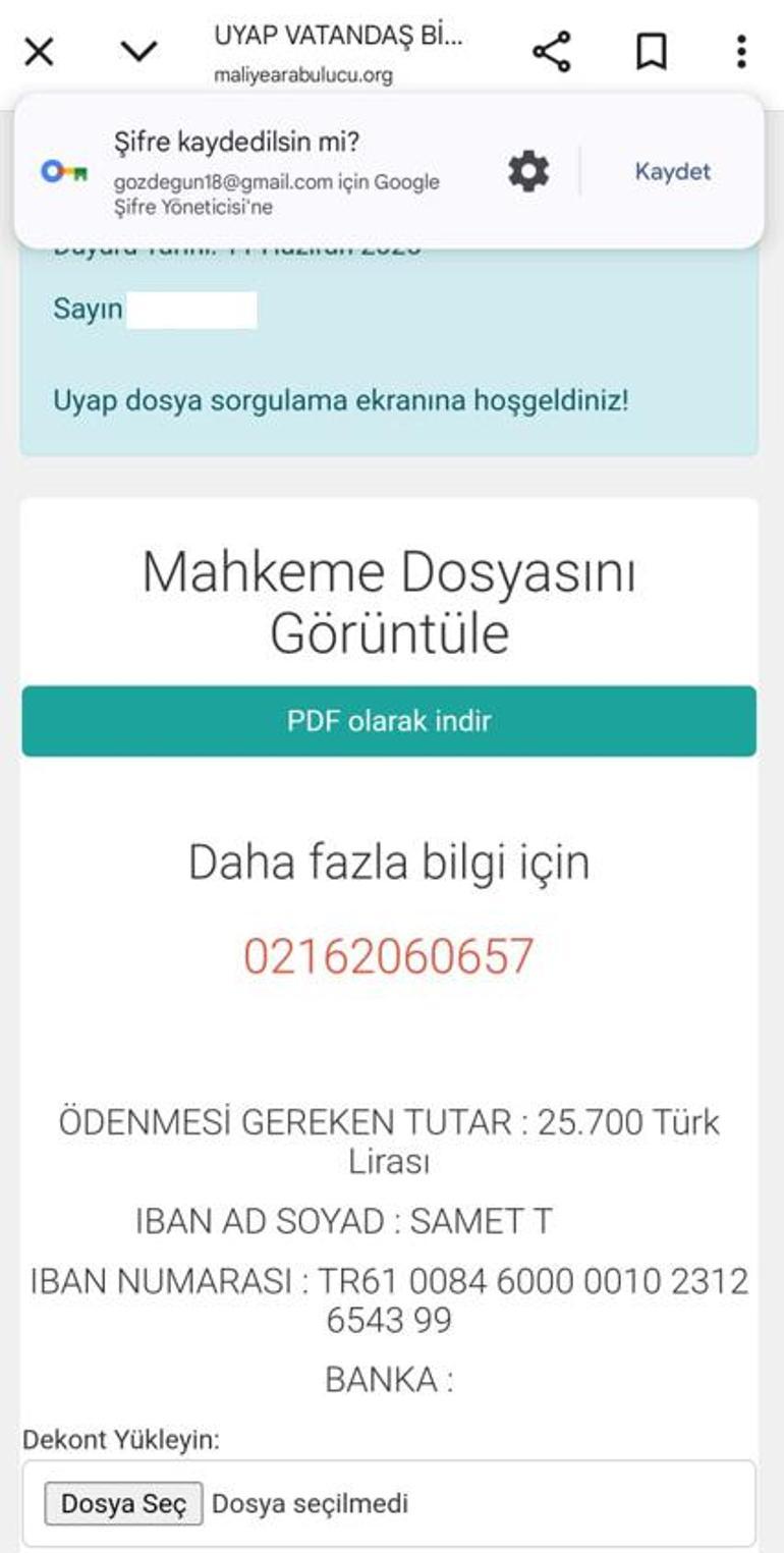 Telefonuna gelen SMS ile şoke oldu: ‘Adınız bahis soruşturmasında karıştı, 25 bin 700 TL ödeyin’