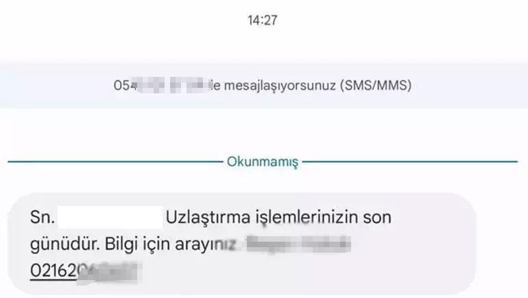 Telefonuna gelen SMS ile şoke oldu: ‘Adınız bahis soruşturmasında karıştı, 25 bin 700 TL ödeyin’