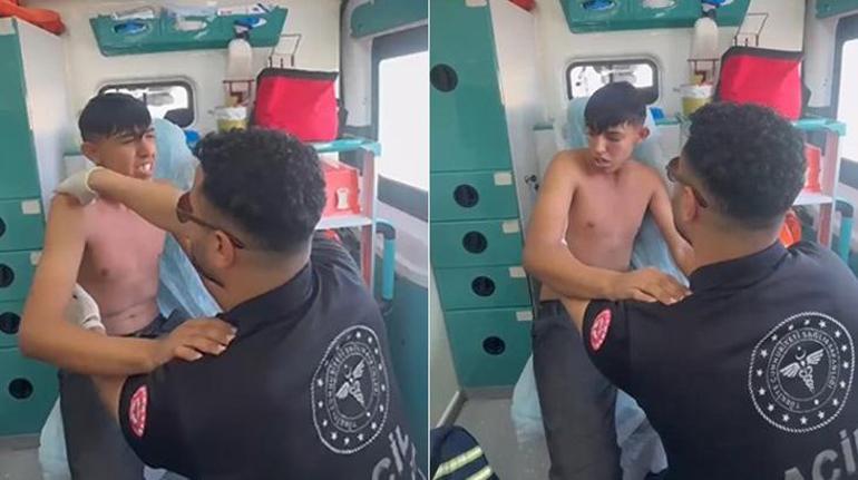 Sağlık çalışanından sihirli dokunuş: Çıkan omuz saniyeler içinde yerine oturttu