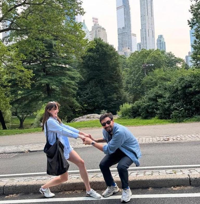 27. yaşına New Yorkta merhaba dedi Alina Boz ve eşinden aşk dolu kareler