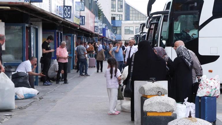 Hava sahası kapandı Ülkelerine dönmek isteyen İranlılar otogara akın etti