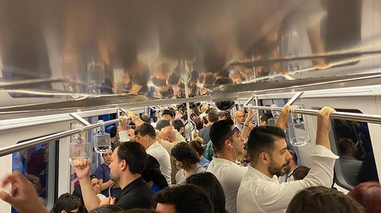 Ankara metrosunda arıza Yolcular tahliye edildi