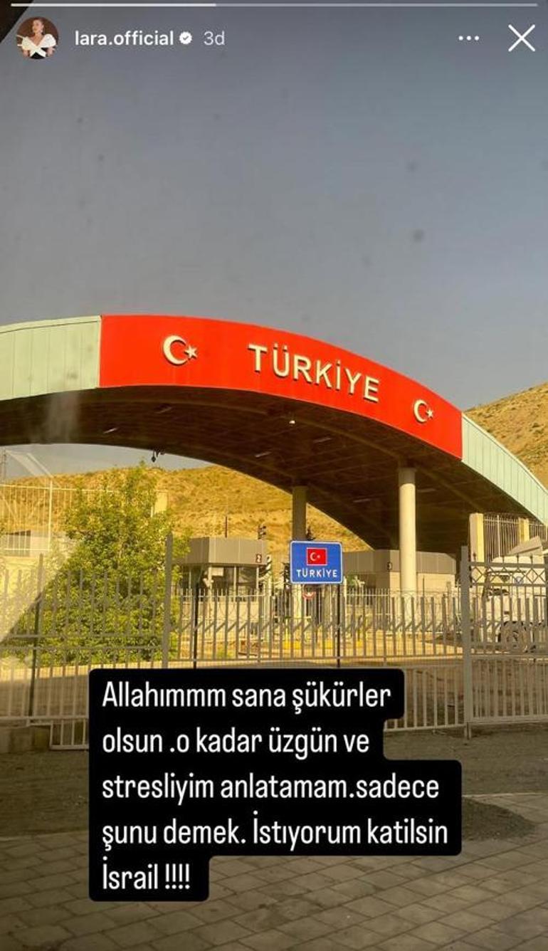 İranda savaşın ortasında kalan ünlü şarkıcı Laradan haber var