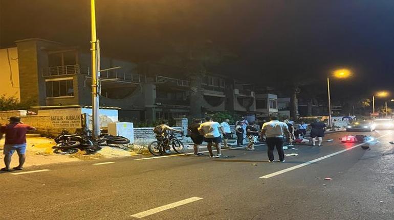 Bodrumda feci kaza Aynı istikamete giden iki motosiklet çarpıştı: 2 ölü