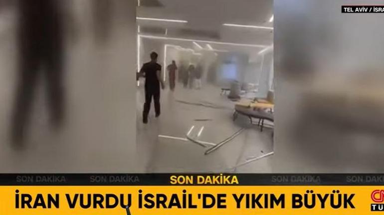 İrandan İsraile 20 füzeli misilleme: Merkezdeki hastane vuruldu
